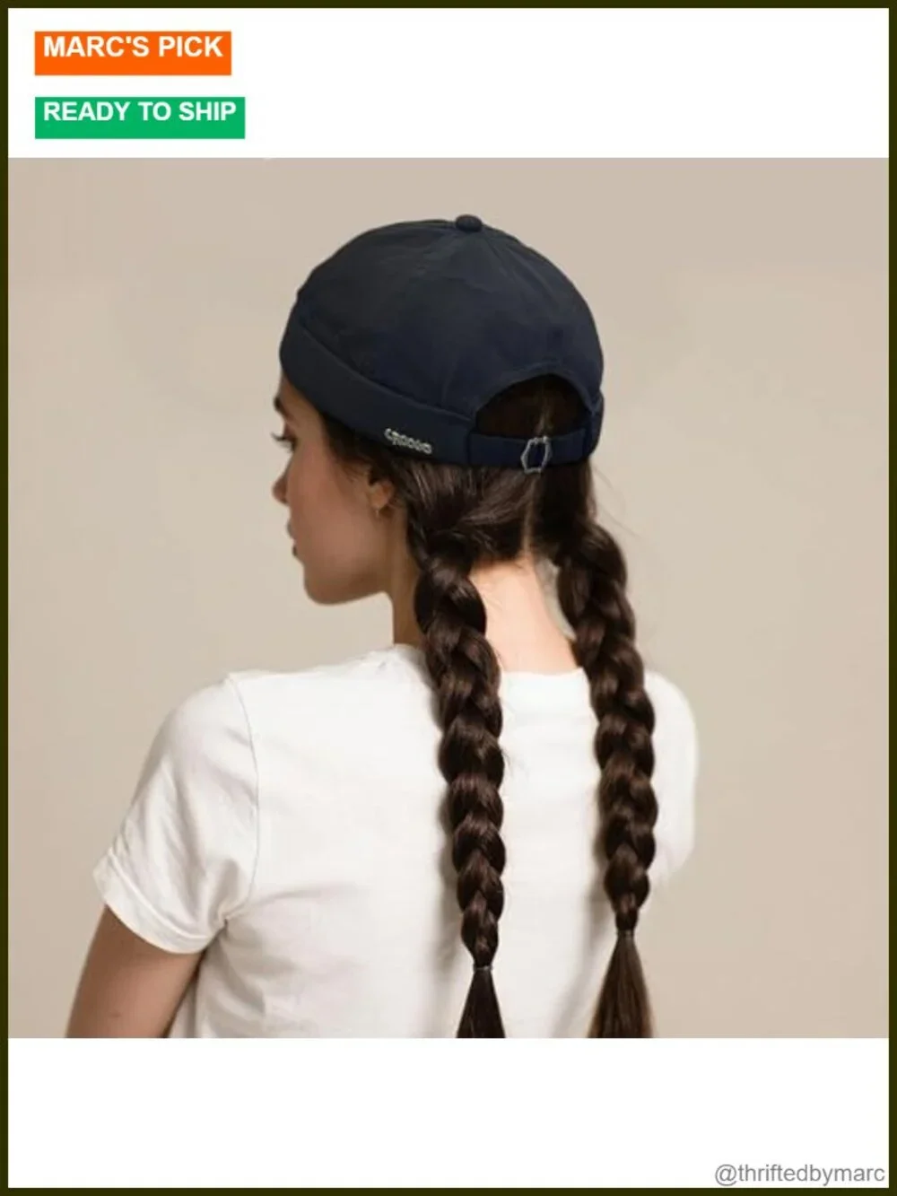 Quick Dry Docker Cap Lightweight Breathable Brimless Hat Beanie Adjustable